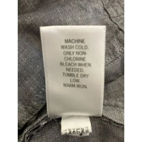 Banana Republic Linen Pants Grey Size 6 - Picture 7 of 8